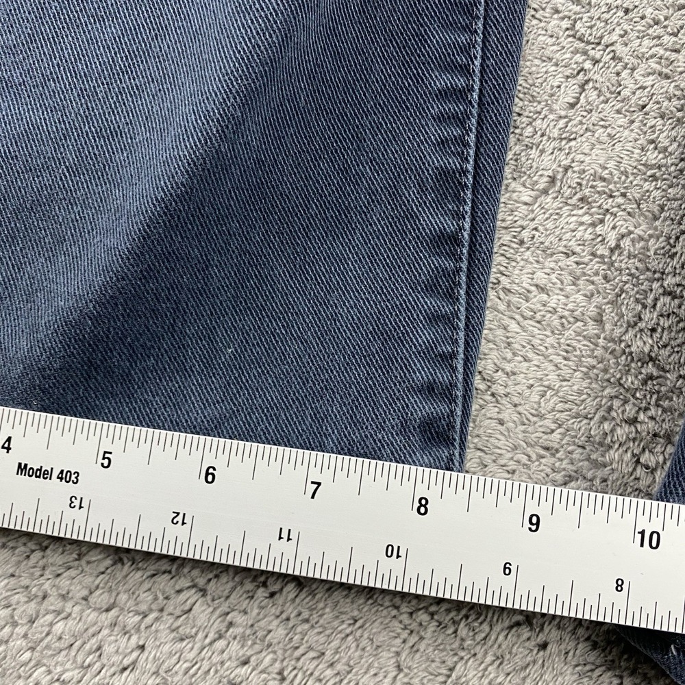 Levis 551 Straight Leg Jeans Mens 32x30 Black Denim‎ Button Fly Mid Rise - Picture 5 of 15